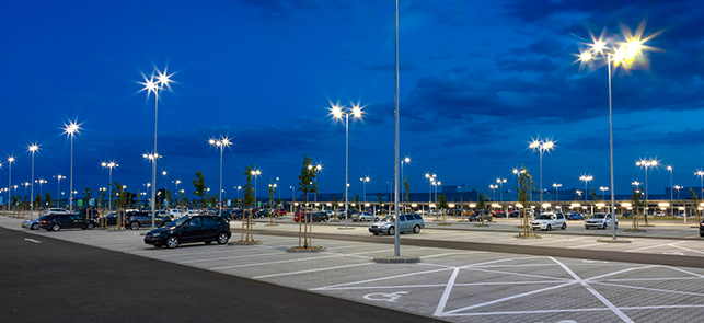 Parking Lot Solar Street Light Layout Solution